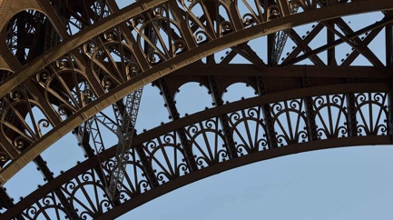 2nd floor of the Eiffel Tower and Back Stage tour