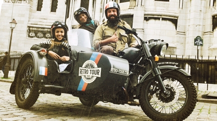 Guided visit of the heart of Paris in a side-car
